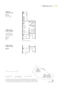 hillock green 1 bedroom layout floorplan