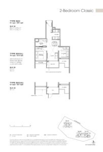 hillock green 2 bedroom classic layout floorplan